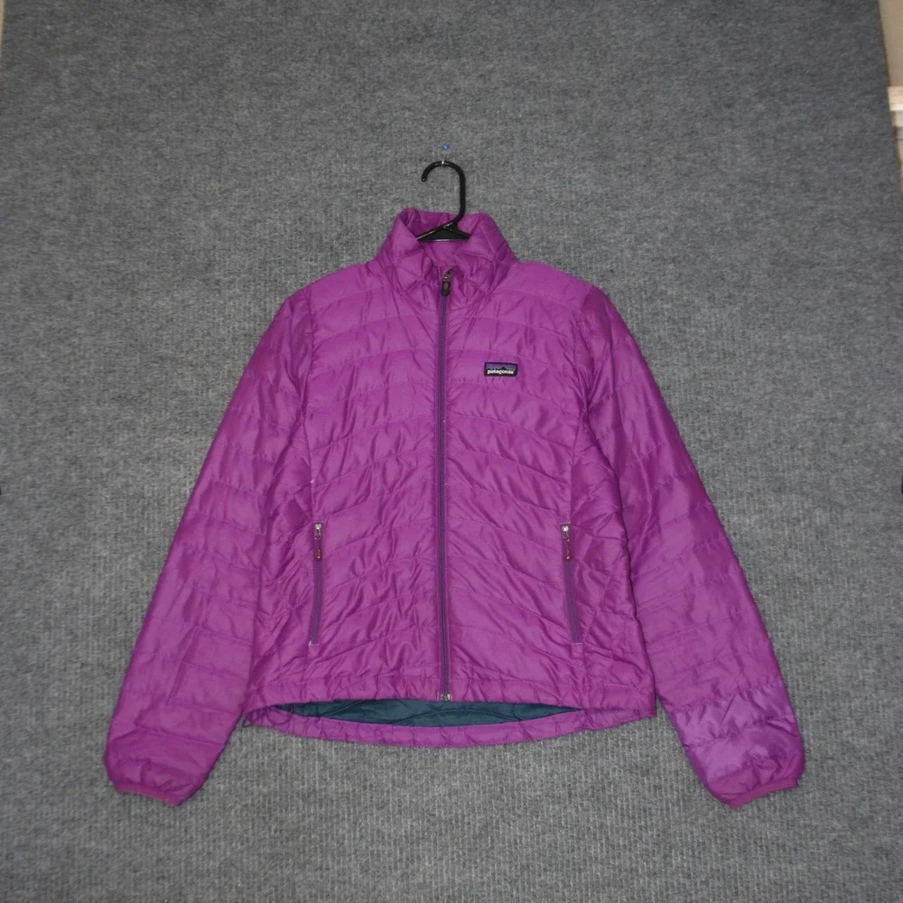 Patagonia Down Sweater‎ Jacket Womens S Purple 84682FA13 Puffer Coat